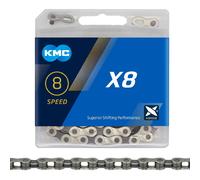 KMC X8 Silver/Grey 114L cycle bike chain BARGAIN
