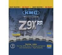 Kmc X9 Ept Road/mtb Chain 114 Links Silver