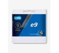 KMC e9 Chain 9S 122 Links - Silver