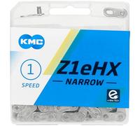 KMC Z1eHX Narrow Chain, Silver, 112 Link