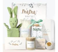 KMCCUMBER New Mom Gift Basket, 7-in-1 Mommy Postpartum Care Package for Expecting & First-Time New Moms, Mom to be, Baby Shower, Gender Reveal & After-Birth Gift Set