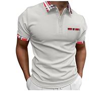 Kmdwqf Mens Short Sleeve Knitted Tops Blouses Near Me Teachers Gifts for Men Outdoor Hiking Male Spring Summer Button Short Sleeve Top Plaid Lapel Print T Shirt Promotion Sale Clearance