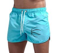 Kmdwqf Men's Spring and Summer Splicing Swimming Trousers and Beach Surfing Shorts Beach Shorts Mens 3XL Swim Shorts Mens 16Th Birthday Gifts Boy Athletic Workout Warehouse Clearance