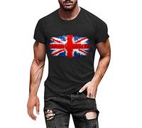 Kmdwqf Sleeveless Tunic Tops Men Fashion Blouse Personalised Gifts for Men Holiday Essentials for Men Mens Summer Fashion Casual Printed T Shirt Short Sleeve Bargains of The Day Sale
