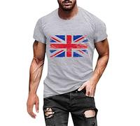 Kmdwqf Strapless Tops Men Plus Size Crepe Blouse Holy Communion Gifts for Boys Suitable for Office Mens Summer Fashion Casual Printed T Shirt Short Sleeve Mens Clothes Sale Clearance