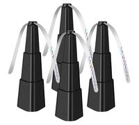 KMDZDZGS Fly Fans for Tables - Fly Repellent with 2 Fan Leaf and Hook for Outdoor Indoor Meal, Portable Flies Repellent Spinner Fan for Picnic, BBQ, Camping (4Pcs Battery Operated)