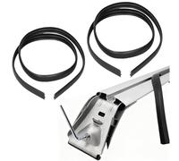 KMDZDZGS Rubber Strip Replacement, 2x 150cm Spare Rubber Grip Strip for Thule Wingbars Aerobar Roof Bars, Car Roof Rack Bar Wing Bar Seal Strips, Dust Protection & Wind Noise Reduction