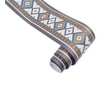 KMDZDZGS Self-Adhesive Wallpaper baseboards, PVC Wallpaper Borders, Waterproof Waistline Decorative Sticker, Baseboard Decorative Wallpaper for Kitchen Living Room Bathroom,12CM X 10M (C)