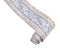 KMDZDZGS Self-Adhesive Wallpaper baseboards, PVC Wallpaper Borders, Waterproof Waistline Decorative Sticker, Baseboard Decorative Wallpaper for Kitchen Living Room Bathroom,12CM X 10M (O)