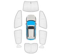KMF 8pcs Full Window Sun Shades for Subaru Outback Wagon Accessories 2015-2019, Custom Fit Privacy Car Window Covers for Windshield Side Rear, UV Block and Blackout for Camping Outdoor