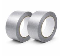Kmf Supplies Grey Duct Tape 48mm x 25m Heavy Duty Waterproof Gaffer Tape for Stage, Studio, Events, DIY & Cable Management - Multi-Pack Options (2 Pack)