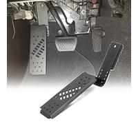 KMFCDAE JL Dead Pedal, Left Foot Rest Pedal, Driver Side Foot Rest, Jeep Wrangler JL/Gladiator JT 2018-2023 (Automatic Transmission) (Multi-Angle Adjustable, Black, Steel)