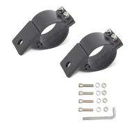 KMFCDAE Tube Clamp Mounting Bracket for 2 Inch Bull Bar Roof Rack Roll Cage Mounts LED Square Round Work Light & Light Bar (Adjustable Between 47-53mm/1.8-2.1inch)