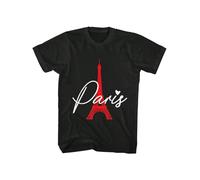 KMFSDXS 100% Cotton Love from Paris the Eiffel Tower a Love Sign from France T-Shirt