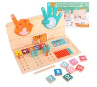 KMFYMPT Montessori Toys, Learning Toys, Maths Resources, Learning Addition Subtraction, Number Writing, Suitable As Gift for Early Education in the Family
