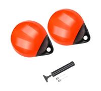 KMGDM 2Pcs Multicolor PVC Anti Collision Ball A25 with Roller Molding Technology Marine Grade PVC Guard Ball for Ships & Boats Rotomolded Boat Guard