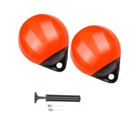 KMGDM 2Pcs Multicolor PVC Anti Collision Ball A25 with Roller Molding Technology Marine Grade PVC Guard Ball for Ships & Boats Rotomolded Boat Guard