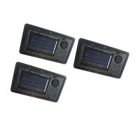 KMGDM 3Pcs Garden Lamp Replacement Battery Box Solar Lights Replacement Top With LED Bulbs Practical LED Accessories Enduring