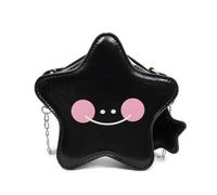 KMGDM Crossbody Bag Lovely Plan Thin PU Substance Defended Slide for Daily Use Travel Party Essential Star Molded Handbag