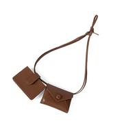 KMGDM Detachable Coin Purses Card Holders Leather Crossbody Shoulder Bag Handbags Waist Bag with Adjustable Strap for Womens