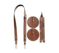 KMGDM Embossed PU Leather Bags Vintage Design and Metal Hardware Making Bag Accessories for Everyday Practicality