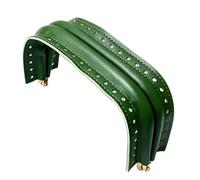 KMGDM Handbag Frame Hardware for Sewing Projects, PU Leather Purse Mouth Clasp with Arched Opening and Side Holes Detail Purse Frame Clasp Sew in Bag Opening Hardware Handbag Making Woven Arched