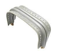KMGDM Handbag Frame Hardware for Sewing Projects, PU Leather Purse Mouth Clasp with Arched Opening and Side Holes Detail Purse Frame Clasp Sew in Bag Opening Hardware Handbag Making Woven Arched