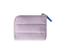 KMGDM Ladies Nylon Card Holder with Zippers Coin Purse Quilted Small Wallet Daily Essential Change Pocket for Everyday Use