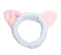 KMGDM Lovely Plush Headband with Cats Ear for Women Girl Face Washing Birthday Party Gathering Hairband Skincare Accessories