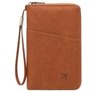 KMGDM Modern Passports Bag Family Travel Organiser with Blocker Passports Holder Card Slot Wallet Purse for Men and Women