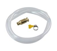 KMGDM Multi Purpose Auto Priming Siphon Pumps Hose 1.5M Length Heavy Duty PVC Metal Tube for Fuels Water Transfer Coal Transfer Hose