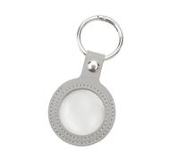 KMGDM Nonallergenic Environmental Aware PU Leather Code Hoop for Commemorative Tokens and Bag Deck Leather Coin Holder Keychain