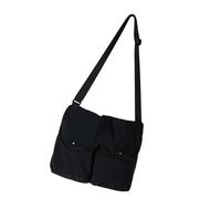 KMGDM Retro Multi Pocket Messengers Bag Practical Nylon Workwear Styles Casual Crossbody Shoulder Bag for Commute Travel