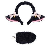 KMGDM Sheep Animal Costume Accessories Sheep Headband Sheep Tail Skirt Halloween Lamb Outfit for Women Girl Halloween Cosplay