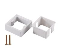 KMGDM Single Socket Spacer Electrical Outlet Box Extender Single Gang Box Extender with Screws for Living Room School Office