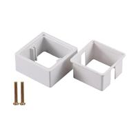 KMGDM Single Socket Spacer Electrical Outlet Box Extender Single Gang Box Extender with Screws for Living Room School Office