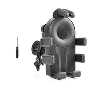 KMGDM Strong Motorcycle Handlebar Mount with Air Suspension Technology Simple Installs for Stable Phone Positioning Bike Handlebar Phone Owner