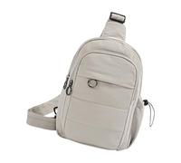 KMGDM Stylish Crossbody Purse Sturdy Nylon Quilted Purse with Adjustable Strap Great for Outing and Short Trip Lightweight Nylon Crossbody Bag