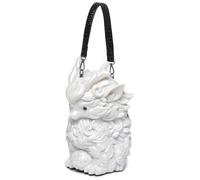KMGDM Trendy Kylin Pattern Crossbody Bag PVC Shoulder for Women Multiple Carrying Methods Spacious Compartment Daily Use Kylin Design Shoulder