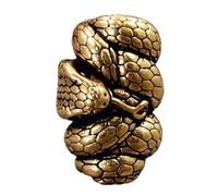 KMGDM Unique Snake Serpents Metal Beads Pendant for Paracord and Enthusiasts Jewelry Making Paracord Bead