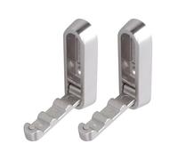 kmgfsd 2PCS Foldable Wall Hooks for Coats Towels Strong Aluminum Alloy Construction Flip Down Hook for Bedroom Bathroom Hallway Hat Hanger Hook Space Saving Home Storage(Silver)