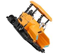 kmgfsd Alloy Paver Machine Toy for Kids Realistic Construction Vehicle Manual Operate Educational Diecast Model Collection Manual Operate Engineering Vehicle Toy