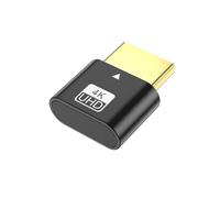 kmgfsd Aluminum Dummys Plug with Programmable EDID Chip for Remote Desktop 4K 60Hz Multi-Screen Stability Hdtv Virtual Monitor Adapters