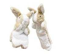 kmgfsd Bunnies Hand Puppet Set with Working Mouth Animal Plush Toy for Show Theater, Birthday Gift Easters Basket Stuffers Storytelling Toy
