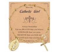 kmgfsd Catholic Prayer Jewelry Featuring Marys Crosses Pendant Metal Design Travel Devotions Catholic Faith Crosses Charm Comfortable Faith Based Wrist Rosary
