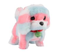 kmgfsd Interactive Electronic Plush Dog Comfort Toy with Natural Sounds and Life Like Movement for Toddler Indoor Entertainment Automatic Moving Dog Toy