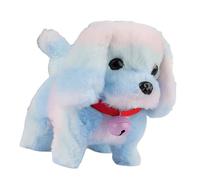 kmgfsd Interactive Electronic Plush Dog Comfort Toy with Natural Sounds and Life Like Movement for Toddler Indoor Entertainment Automatic Moving Dog Toy