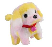 kmgfsd Interactive Electronic Plush Dog Comfort Toy with Natural Sounds and Life Like Movement for Toddler Indoor Entertainment Automatic Moving Dog Toy