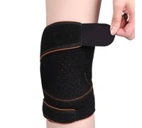 kmgfsd Knee Brace Sleeve Double Beelt Design Wicking Fabric Shock Proof Wide Application Thick Padded Knee Sleeve
