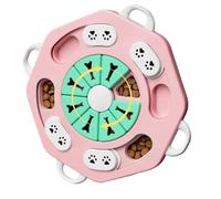kmgfsd Multicolor Dog Intelligence Board Toy with Secret Treat Compartments Creat Dispensing Dogs Toy with Slow Feeders Puzzle Feeders